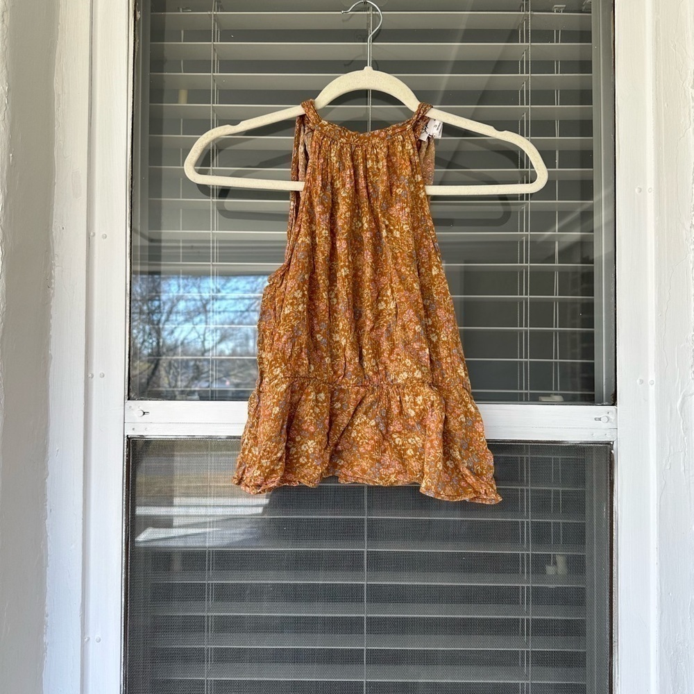 Floral Halter Tank